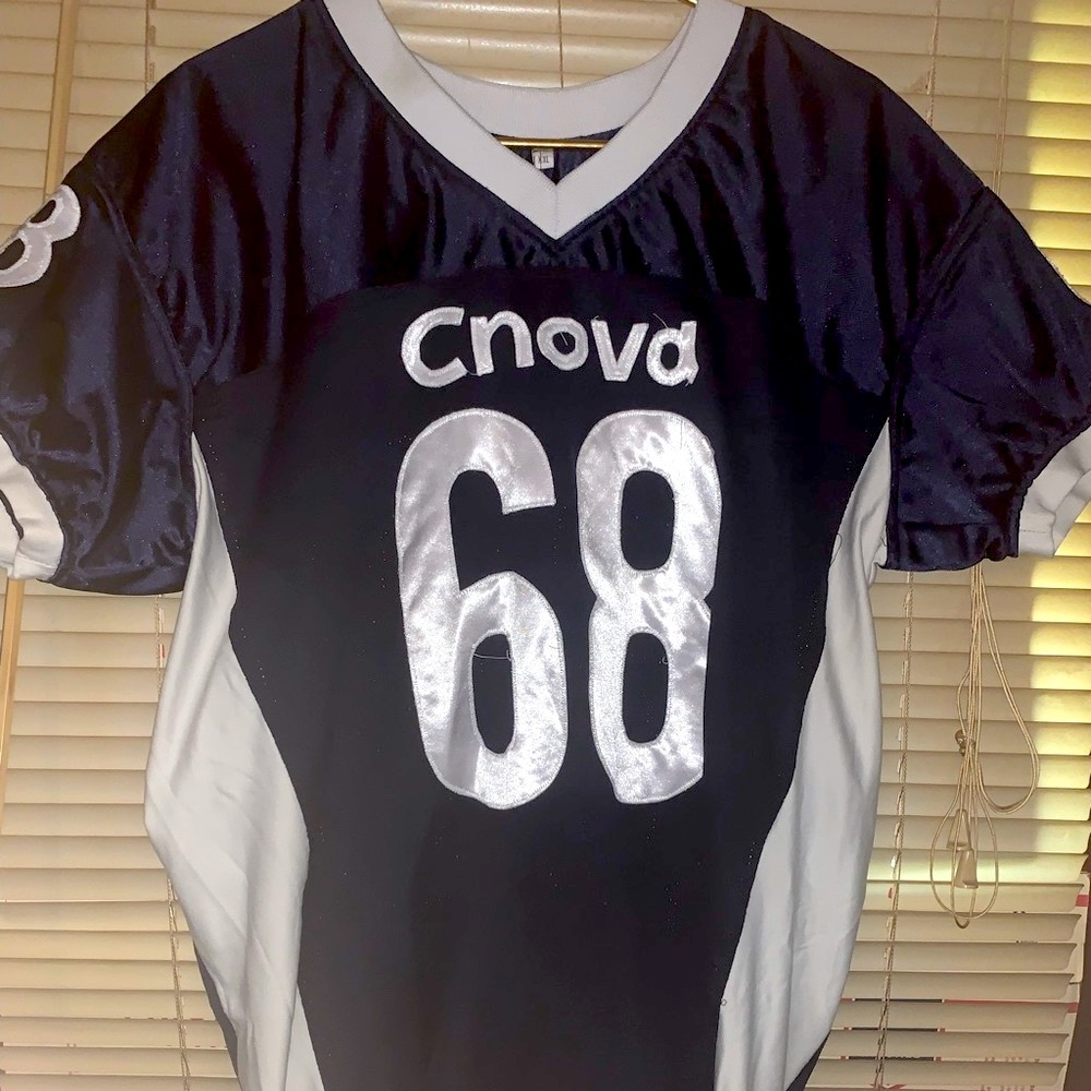 Cnova football Jersey.  Size XXL Advertising